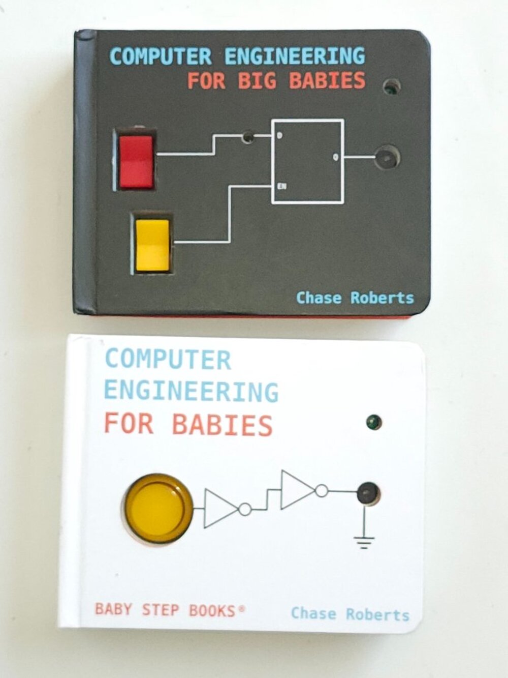 COMPUTER ENGINEERING FOR BABIES Books Lot of 2 WORKS CHASE ROBERTS 2023